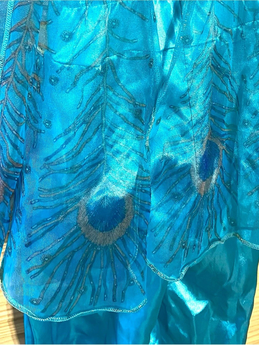 Disney Jasmine Peacock Jumpsuit Girls Halloween costume